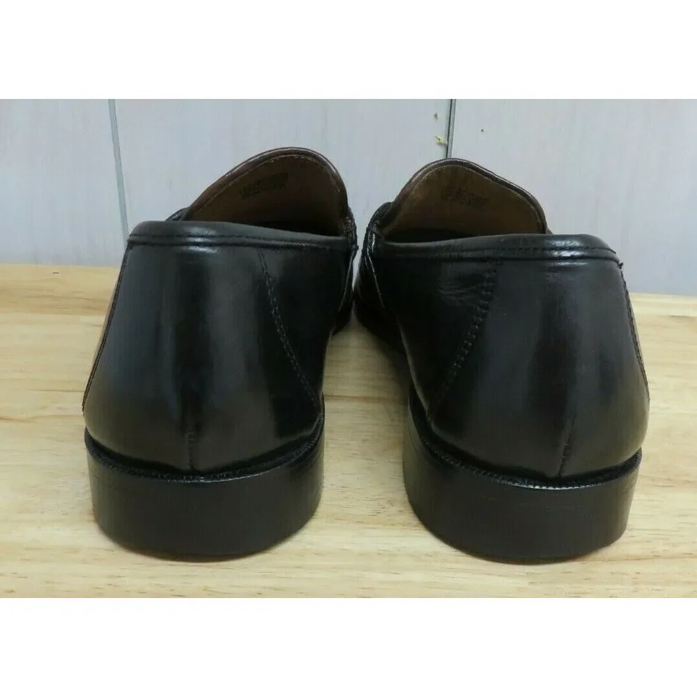 Mens Florsheim 12073 Woven Leather Dress Shoes Loafers Slip On Size‎ 9 D